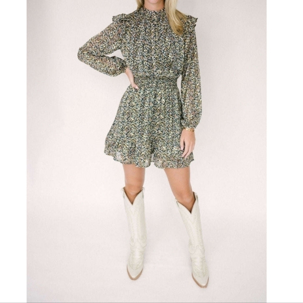 Sadie & Sage Picture in Nashville long sleeves  Mini Dress